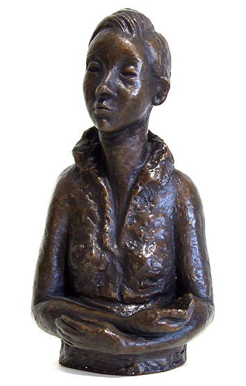 heather grouden nz bronze sculptor, figures